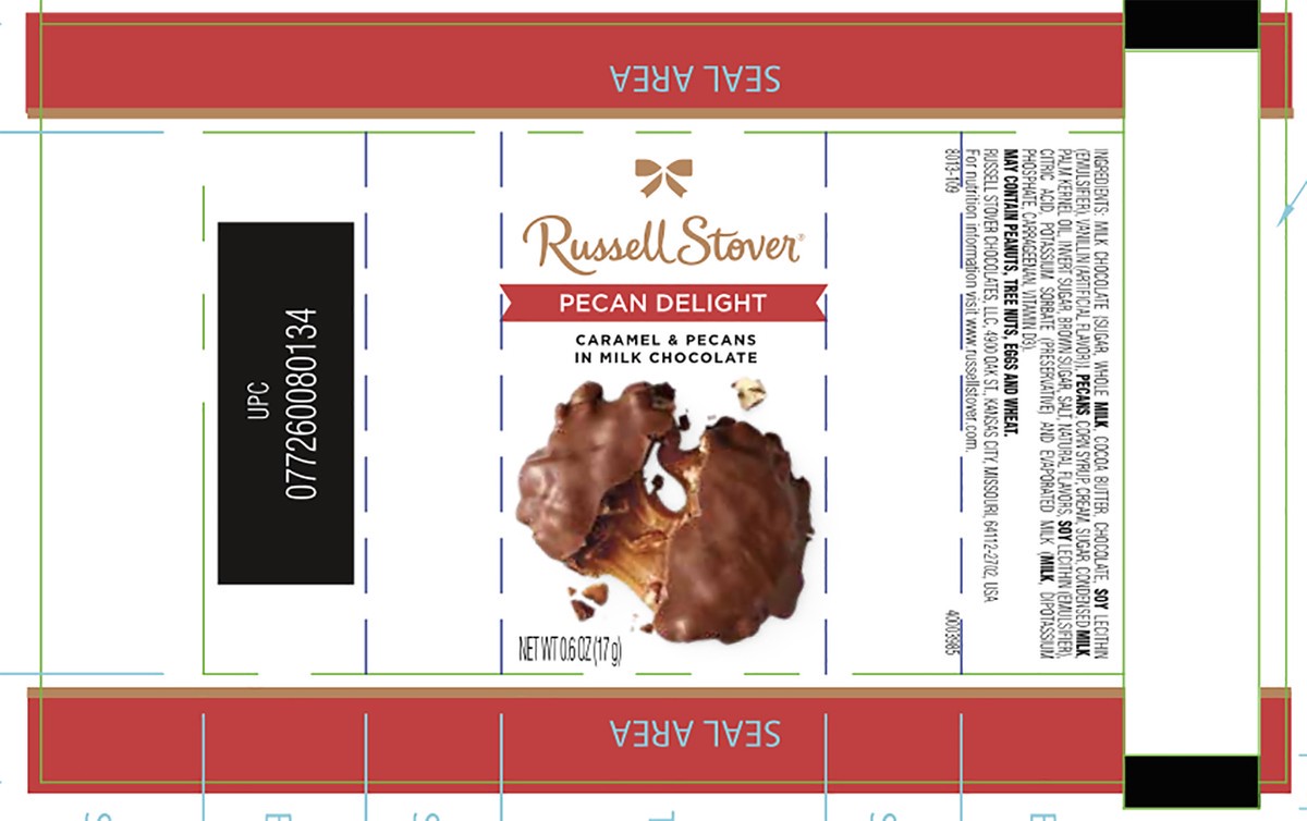 slide 5 of 12, RUSSELL STOVER Milk Chocolate Pecan Delight Candy, 0.6 oz., 0.6 oz