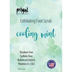 Primal Elements Cooling Mint Exfoliating Foot Scrub
