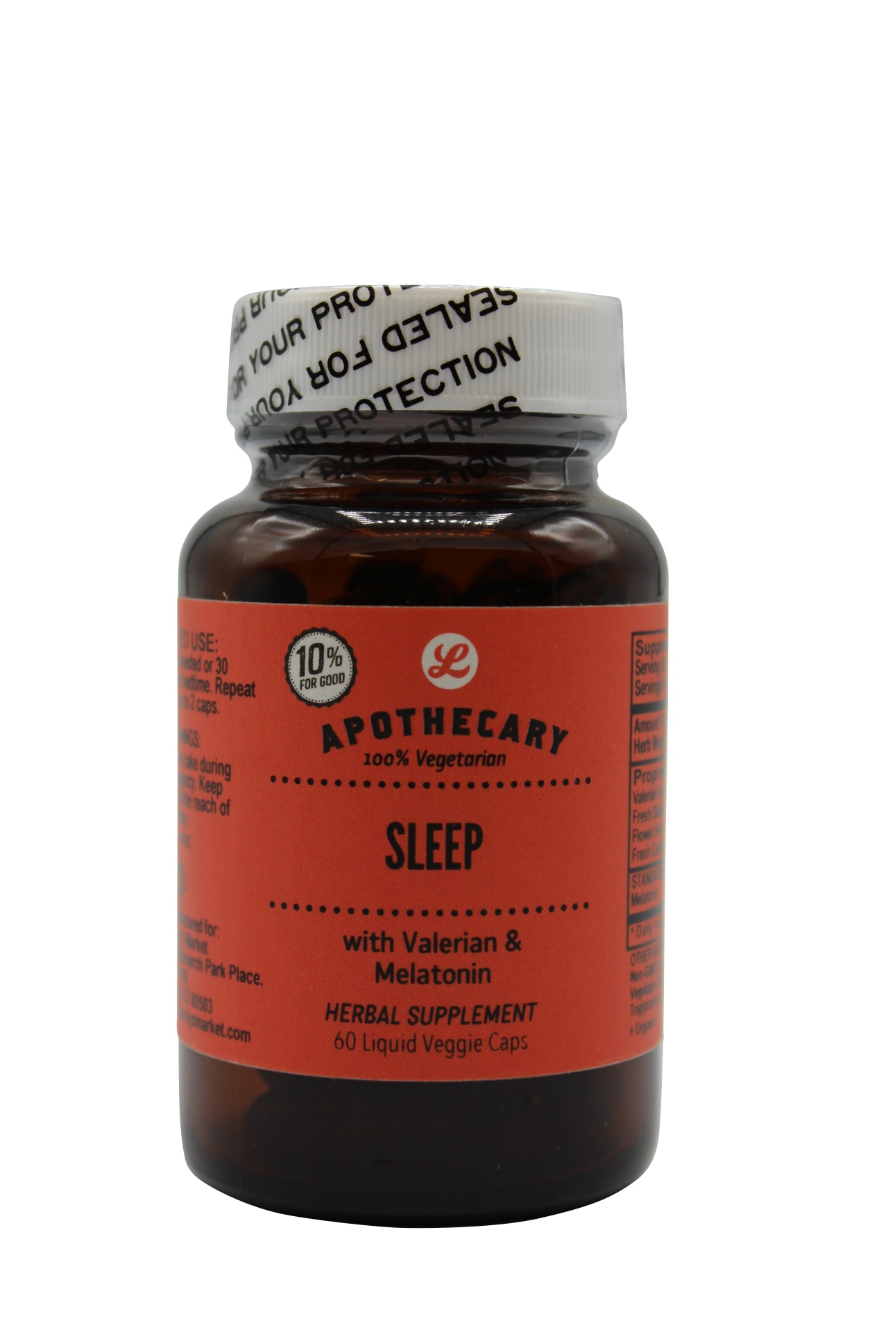 slide 1 of 1, Lucky's Market Sleep Valerian Melatonin Veggie Caps, 60 ct