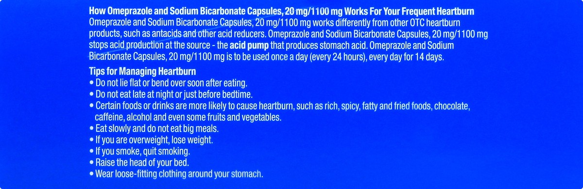 slide 11 of 11, CVS Health Omeprazole Sodium Bicarbonate Capsules, 42Ct, 42 ct