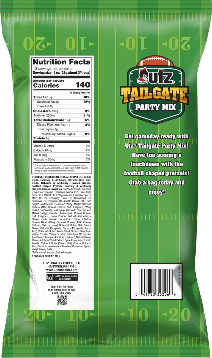 slide 11 of 11, Utz 10 oz Utz Tailgate Party Mix, 10 oz