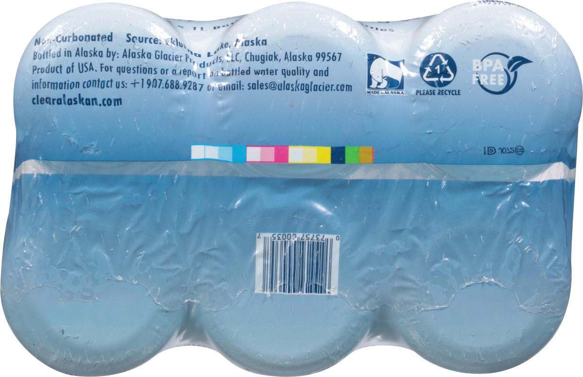 slide 4 of 9, Clear Alaskan Glacial Alkaline Drinking Water 6 - 33.8 fl oz Bottles, 6 ct