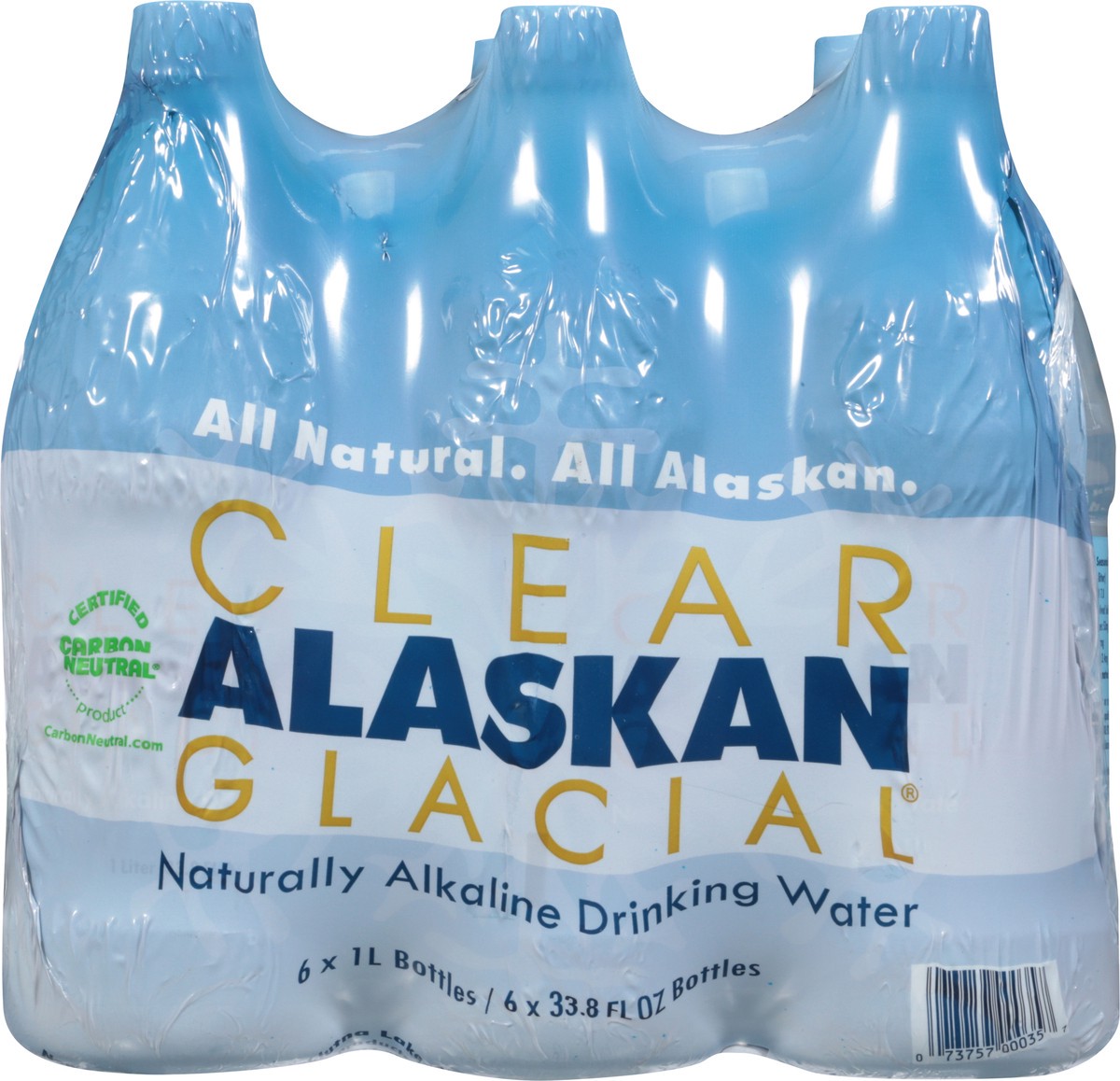 slide 6 of 9, Clear Alaskan Glacial Alkaline Drinking Water 6 - 33.8 fl oz Bottles, 6 ct