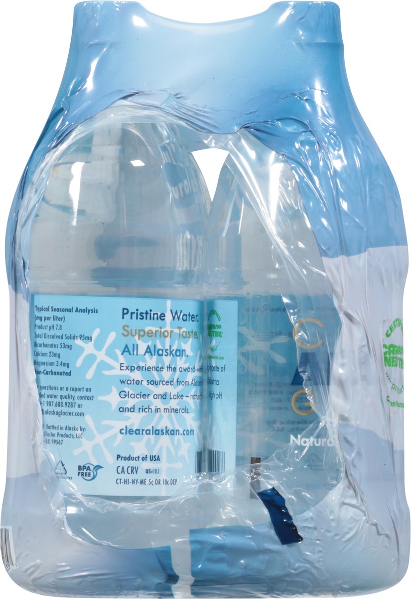 slide 7 of 9, Clear Alaskan Glacial Alkaline Drinking Water 6 - 33.8 fl oz Bottles, 6 ct