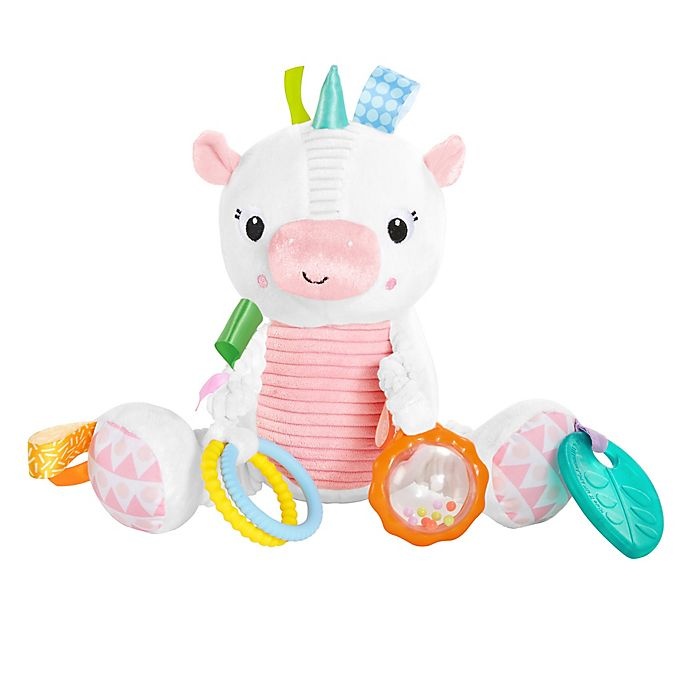 slide 1 of 9, Bright Starts Bunch-O-Fun Unicorn Plush Activity Toy, 1 ct