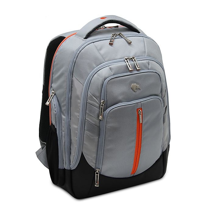 slide 1 of 11, Bluekiwi Hapu Universal Diaper Backpack - Grey/Orange, 1 ct