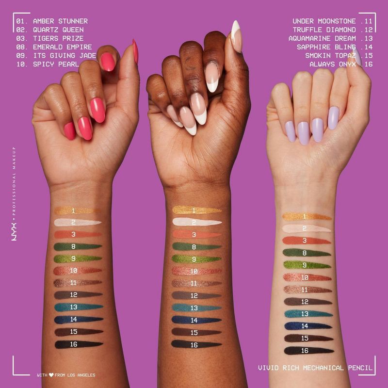 slide 9 of 9, NYX Professional Makeup Vivid Rich Mechanical Liner Pencil, 1 ct