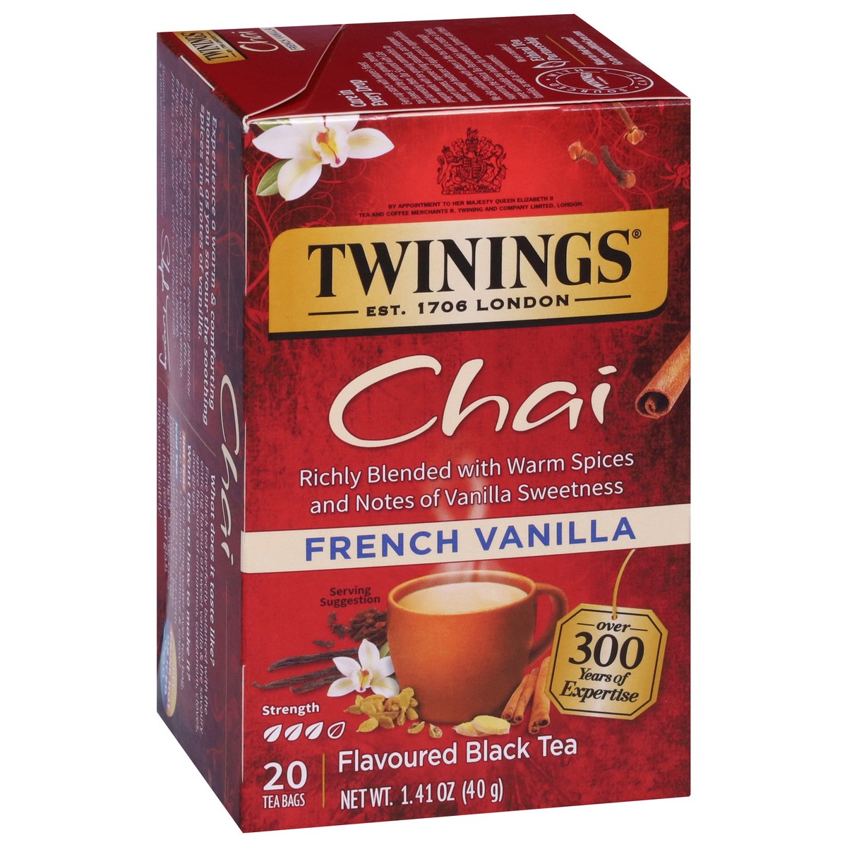 slide 3 of 9, Twinings I/O French Vanilla Chai, 1 ct