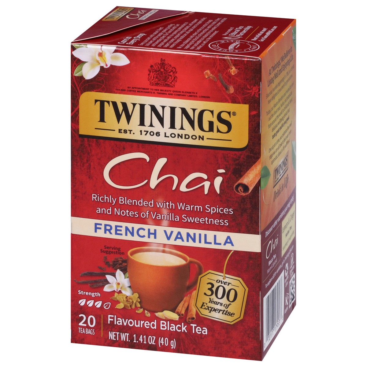 slide 2 of 9, Twinings I/O French Vanilla Chai, 1 ct