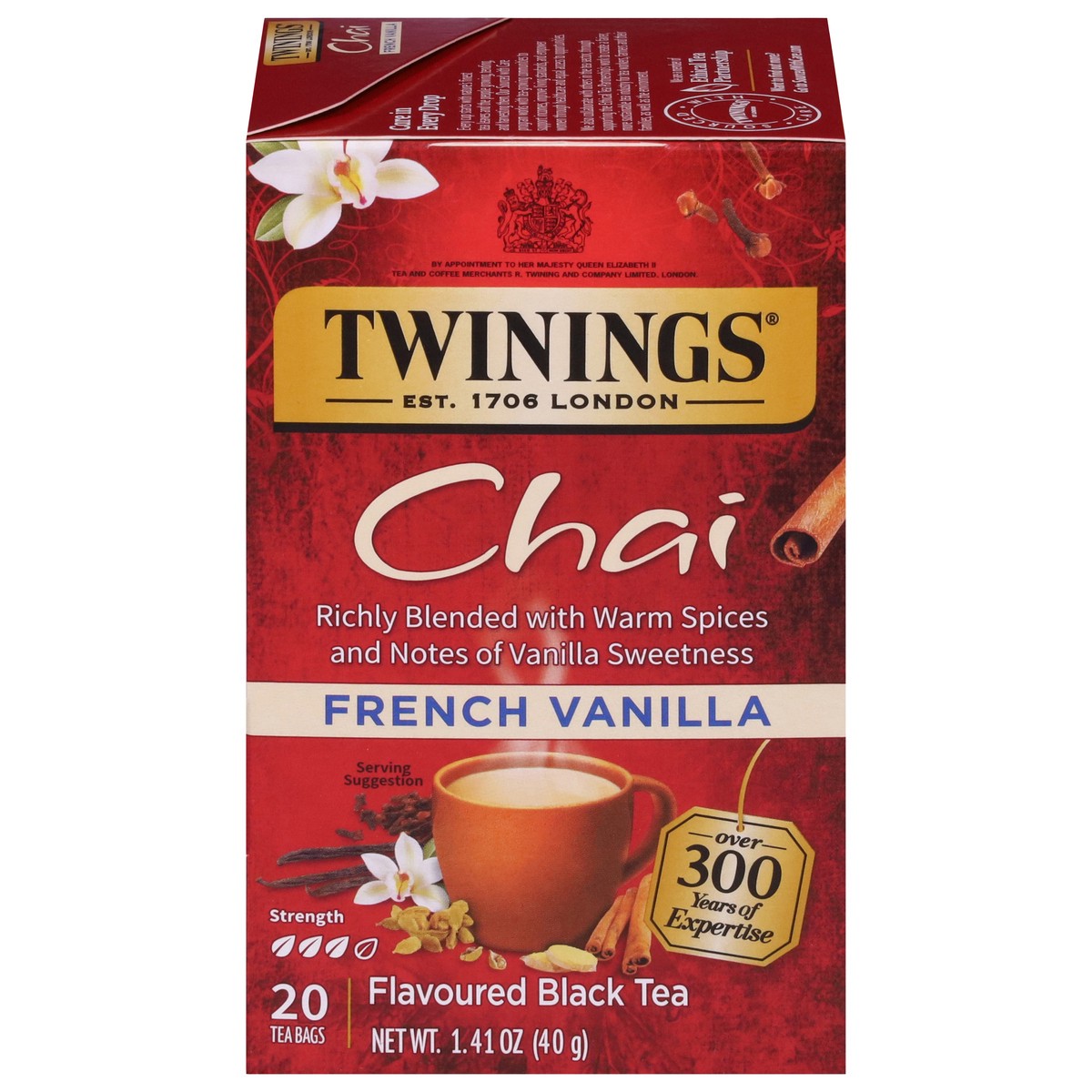 slide 1 of 9, Twinings I/O French Vanilla Chai, 1 ct