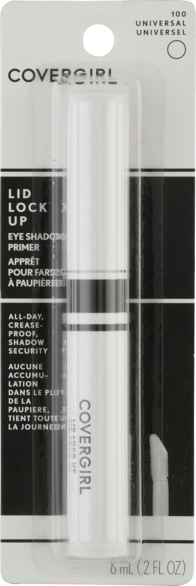 slide 6 of 9, Covergirl Lid Lock Up Primer 100 Universal Eye Shadow 6 ml Blister Pack, 6 ml