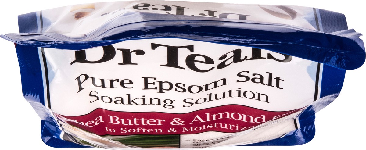 slide 6 of 6, Dr. Teal's Shea Butter & Almond to Soften & Moisturize Pure Epsom Salt Soaking Solution 3lbs, 3 lb