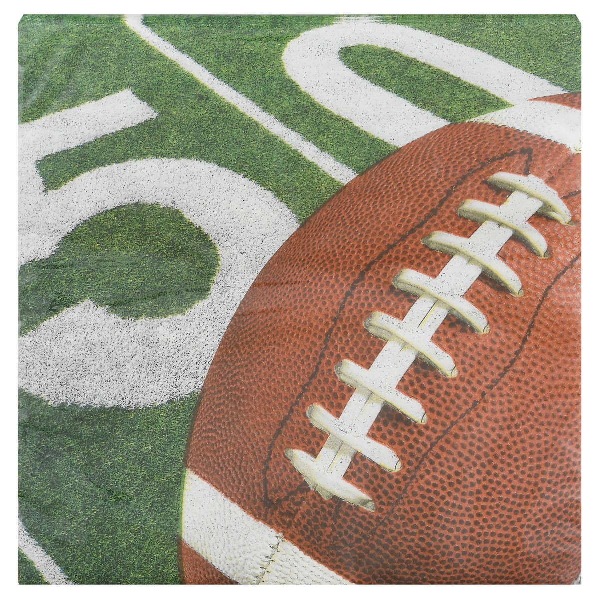 slide 1 of 9, Party Creations Football Party 2-Ply Napkins 16 ea, 16 ct