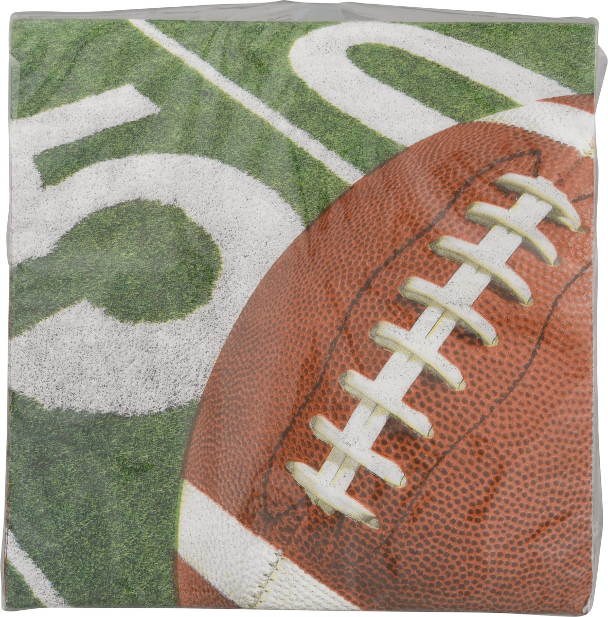 slide 7 of 9, Party Creations Football Party 2-Ply Napkins 16 ea, 16 ct