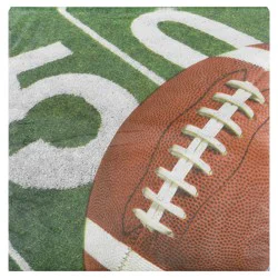 Party Creations Football Party 2-Ply Napkins 16 ea