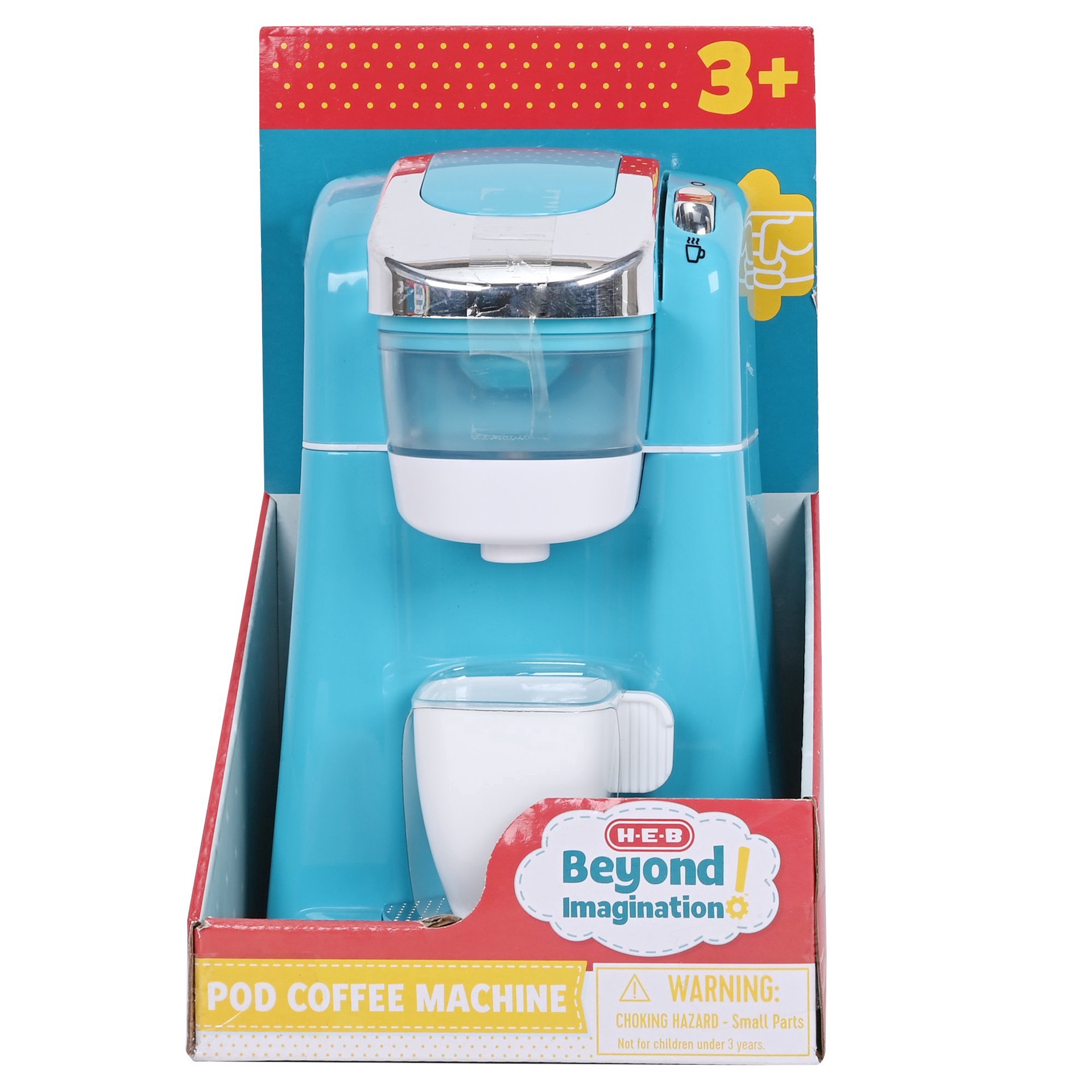 slide 1 of 1, H-E-B Beyond Imagination Pod Coffee Machine Playset, 1 ct
