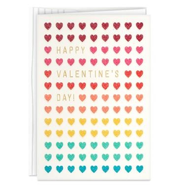 slide 1 of 1, Hallmark Valentines Day Card (Glitter Hearts), 1 ct