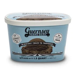Guernsey Farms Dairy Midnight Train to Traverse City Ice Cream