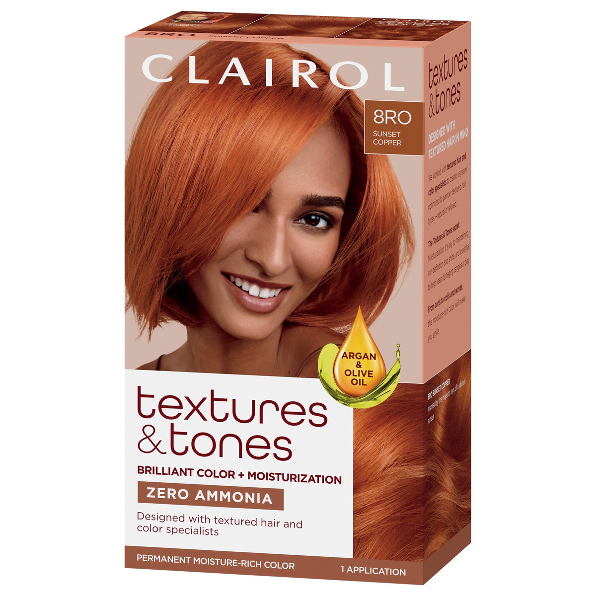 slide 8 of 11, Clairol Textures & Tones 8RO Sunset Copper, 1 ct