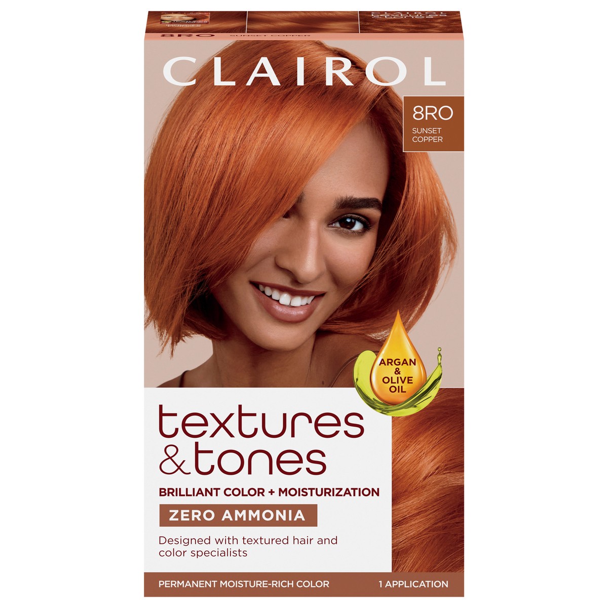 slide 6 of 11, Clairol Textures & Tones 8RO Sunset Copper, 1 ct