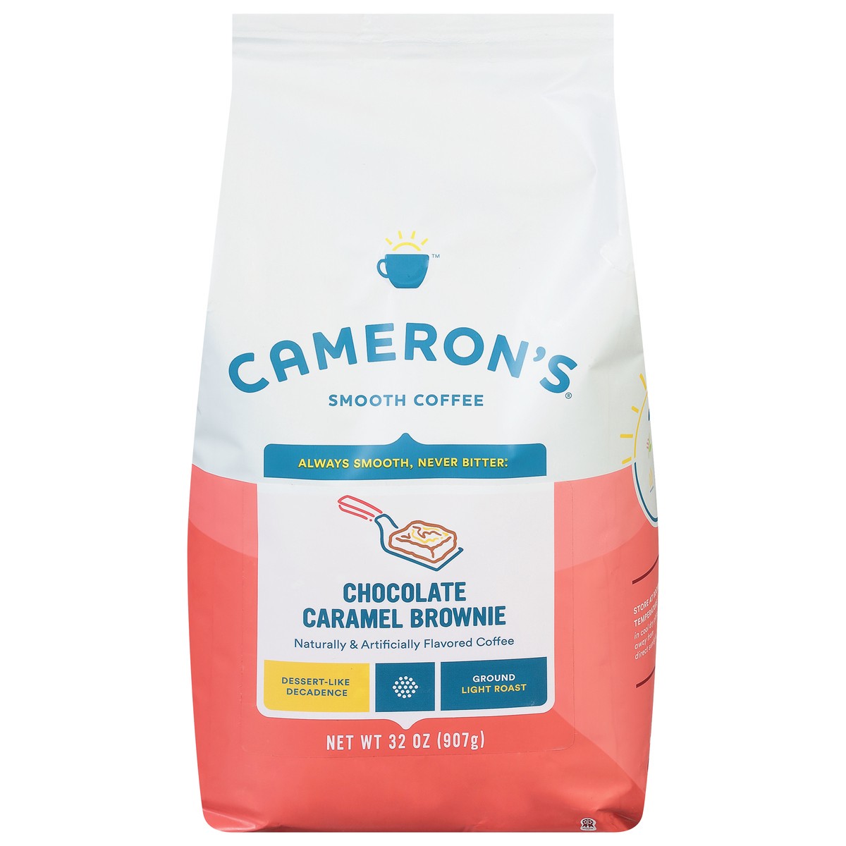 slide 6 of 10, Cameron's Ground Light Roast Chocolate Caramel Brownie Smooth Coffee 32 oz, 32 oz