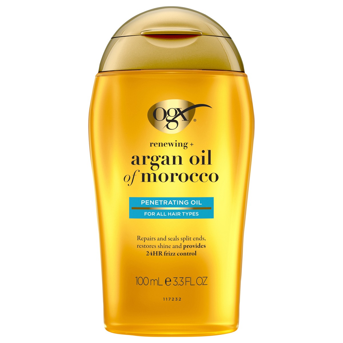 slide 1 of 13, OGX Renewing + Argan Oil of Morocco Penetrating Hair Oil, 3.3 fl. oz, 100 ml