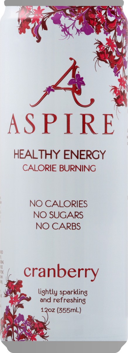 slide 6 of 11, Aspire Healthy Cranberry Energy Drink 12 fl oz, 12 oz