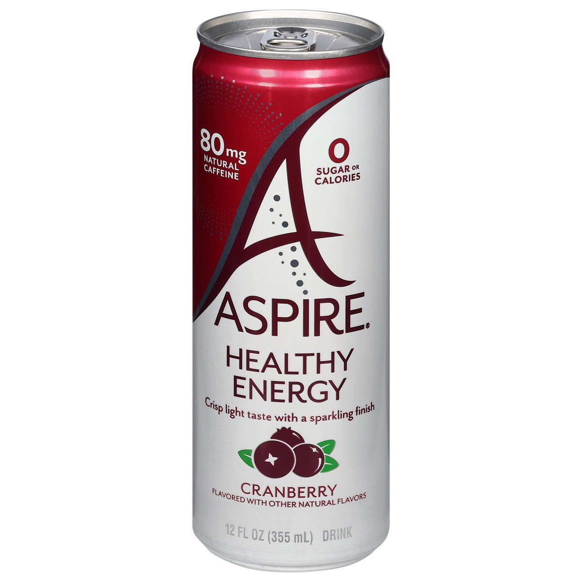 slide 1 of 11, Aspire Healthy Cranberry Energy Drink 12 fl oz, 12 oz