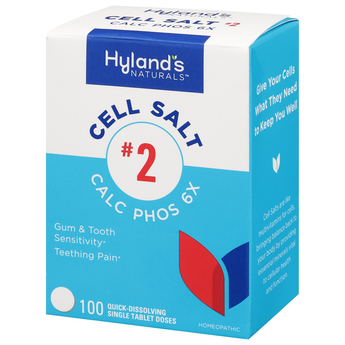 slide 8 of 9, Hyland's Naturals No. 2 Cell Salt 100 Tablets, 100 ct