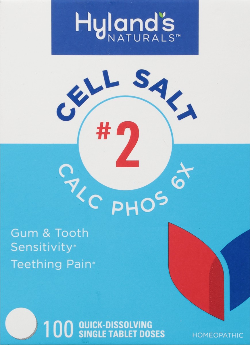 slide 4 of 9, Hyland's Naturals No. 2 Cell Salt 100 Tablets, 100 ct