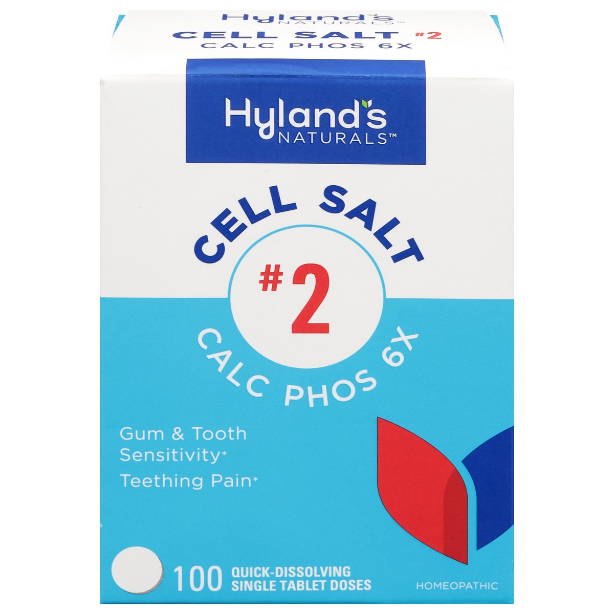 slide 1 of 9, Hyland's Naturals No. 2 Cell Salt 100 Tablets, 100 ct