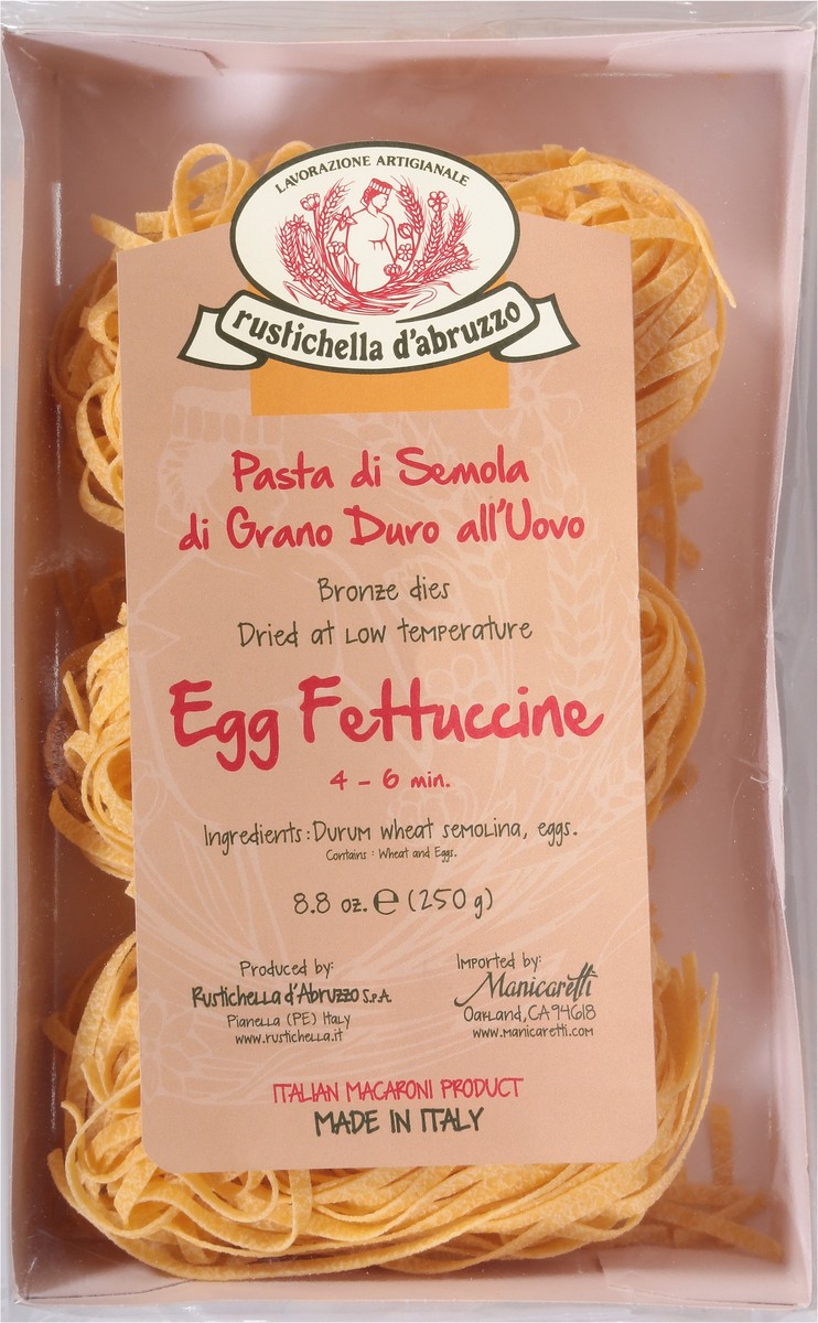 slide 5 of 11, Rustichella d'Abruzzo Pasta Fettuccine Bag, 8.8 oz