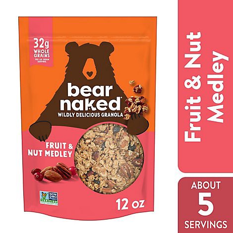 slide 1 of 1, Bear Naked Granola Cereal Vegetarian Fruit And Nut - 12 Oz, 12 oz