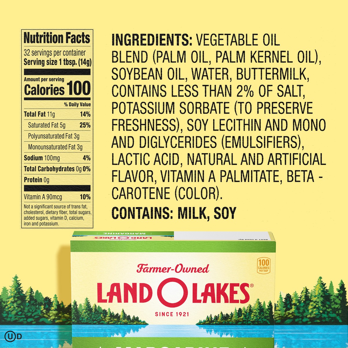 slide 4 of 6, Land O'Lakes Margarine, 1 lb