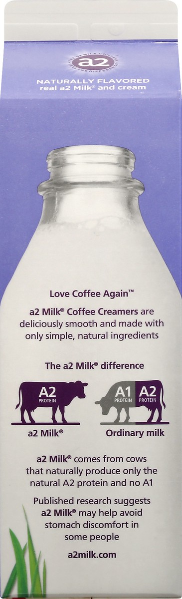 slide 9 of 10, A2 Milk Coffee Creamer, Sweet Cream, 32 fl oz
