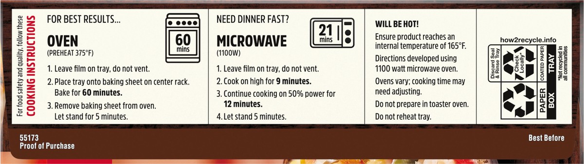 slide 2 of 7, Stouffer's Family Size Chicken Enchiladas Frozen Meal, 30 oz