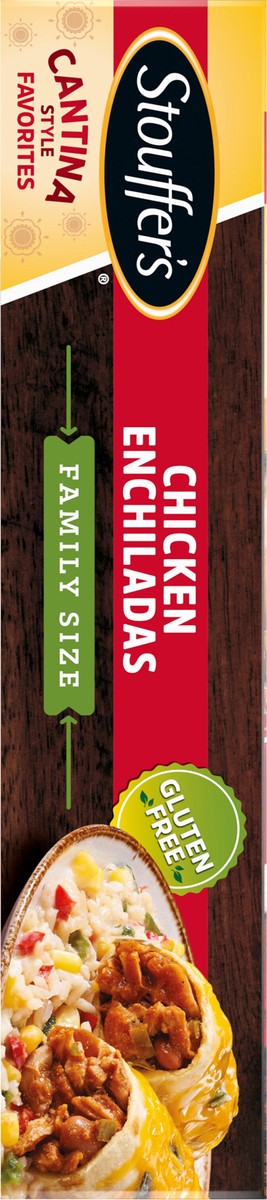 slide 6 of 7, Stouffer's Family Size Chicken Enchiladas Frozen Meal, 30 oz