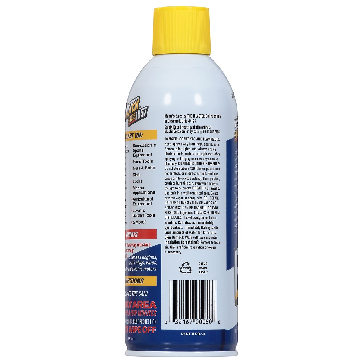 slide 4 of 11, B'laster Pro-Grade Multi-Purpose Light Vanilla Scent Lubricant 8 oz, 8 oz