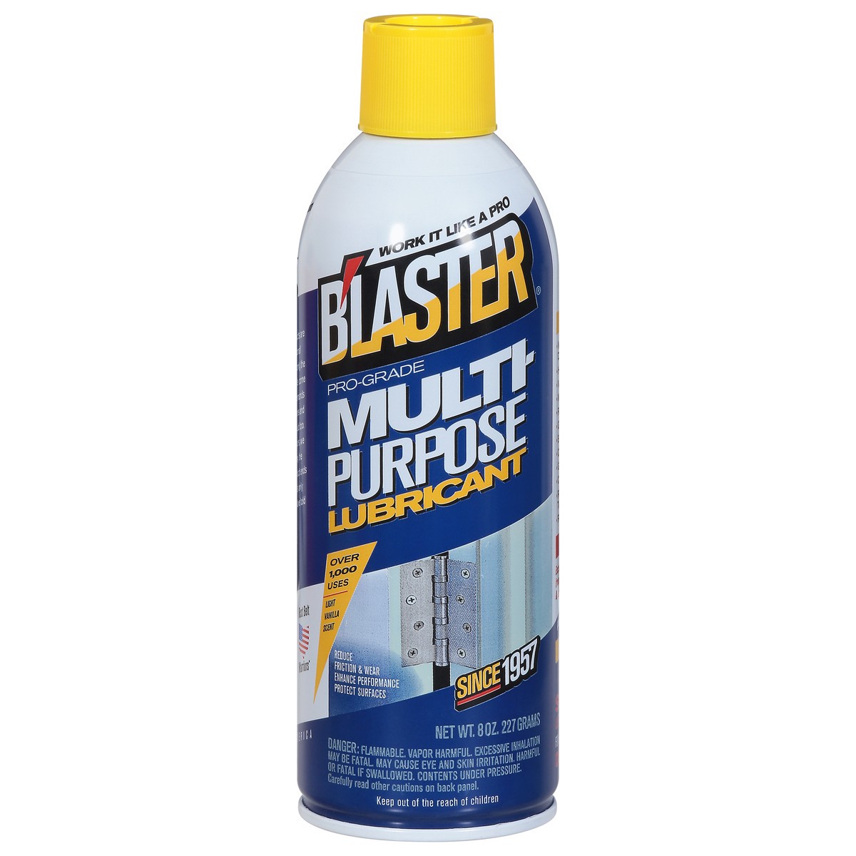 slide 1 of 11, B'laster Pro-Grade Multi-Purpose Light Vanilla Scent Lubricant 8 oz, 8 oz