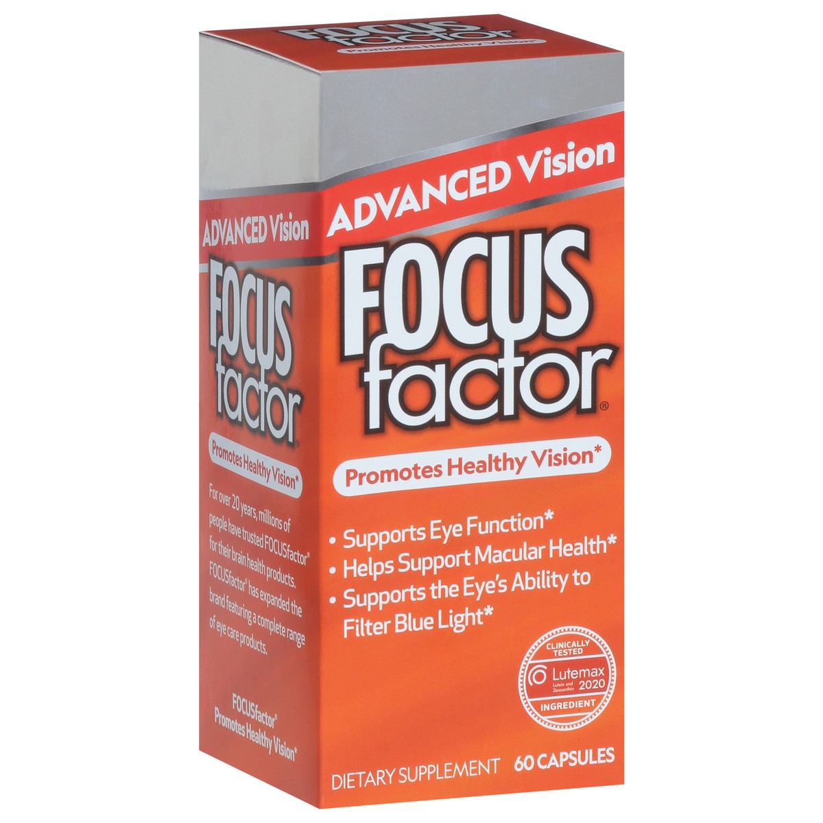 slide 5 of 9, Focus Factor Advanced Vision Formula Capsules, 60 ct