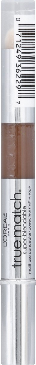 slide 5 of 6, L'Oréal Multi-Use Concealer, Super Blendable, Deep W9-10, 0.05 fl oz