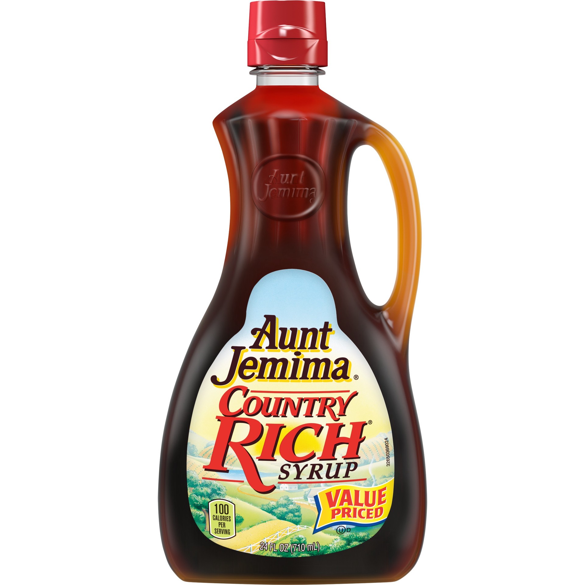 slide 1 of 9, Aunt Jemima Syrup Country Rich, 24 fl oz