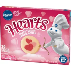 Pillsbury Sugar Cookie Hearts