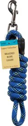 Legacy Collection Dog Rope Leash Braided 60 Inch Large Blue Card - Each