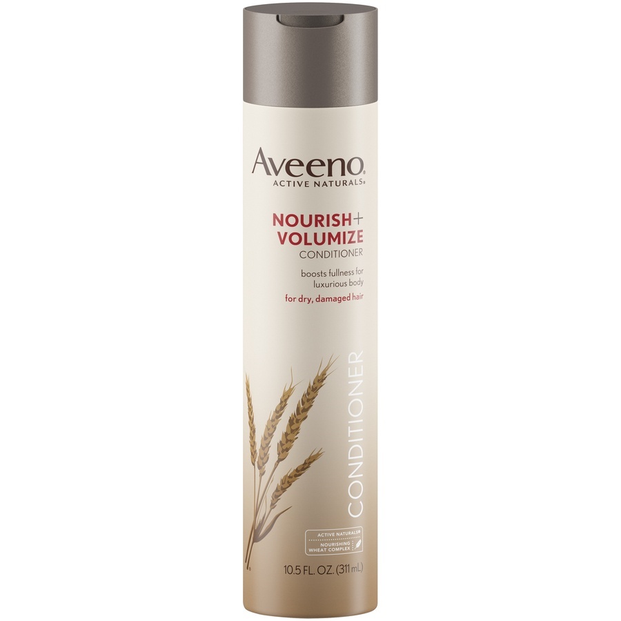 slide 1 of 1, Aveeno Nourish & Volumize Conditioner, 10.5 fl oz