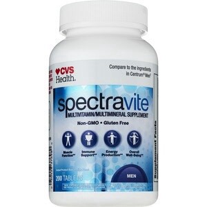 slide 1 of 1, CVS Health Spectravite Multivitamin Men's Tablets, 200 Ct, 1 ct