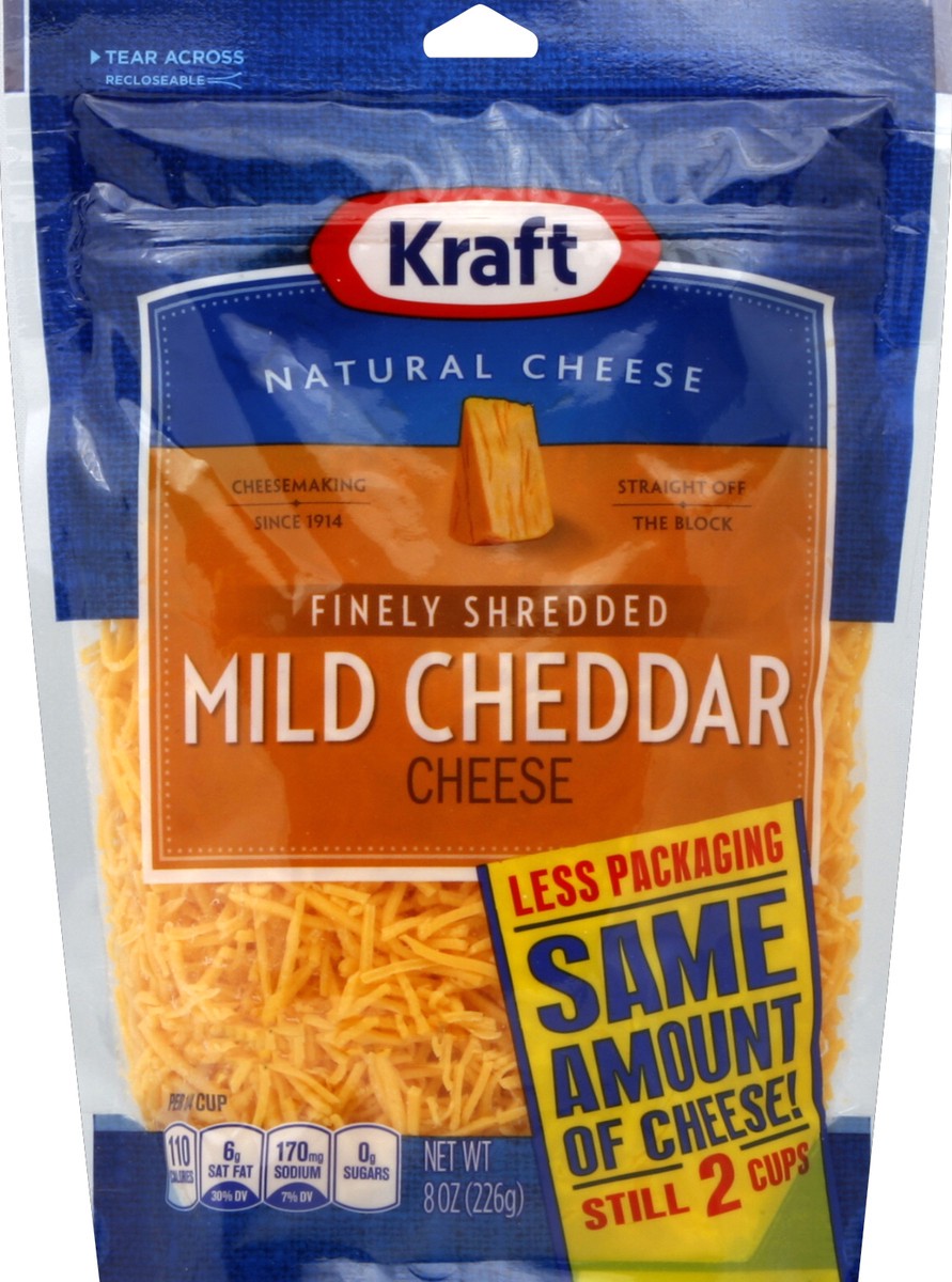 slide 1 of 2, Kraft Finely Shredded Cheese 8 oz, 8 oz