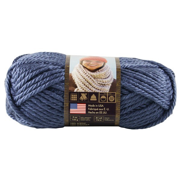 slide 6 of 9, Lion Brand Yarn Hometown USA 135-108 Washington Demin, 5 oz