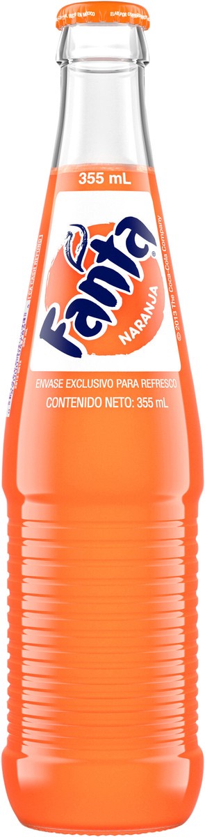 slide 5 of 7, Fanta Orange Mexico Glass Bottle, 355 mL, 355 ml