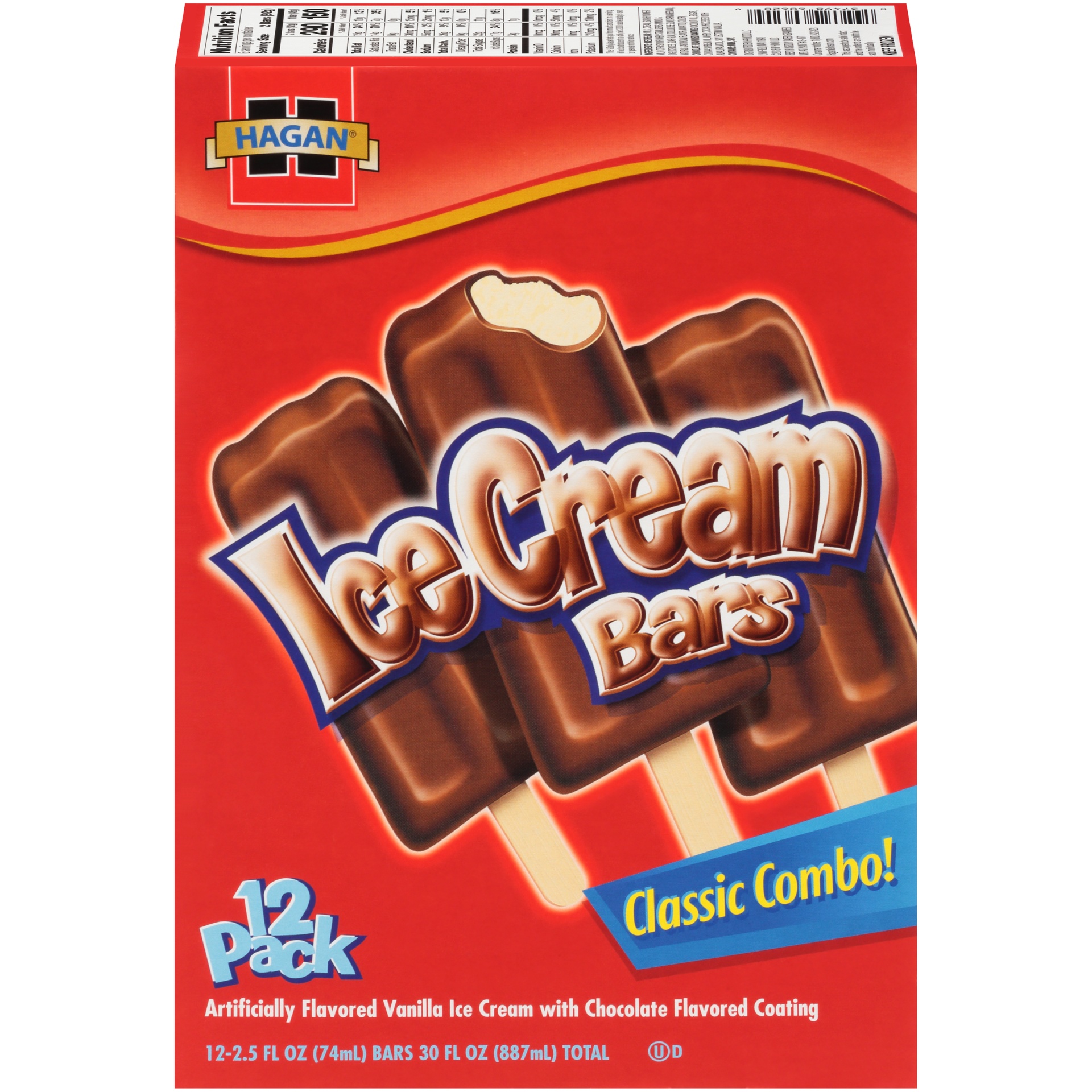 slide 1 of 7, Hagan Ice Cream Bar, 2.5 oz